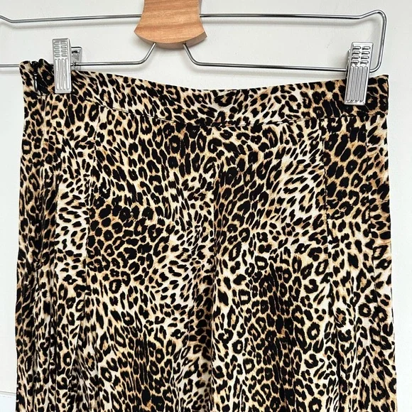 NWT Topshop PETITE Animal Print Midi Skirt Size 2 - Picture 8 of 13